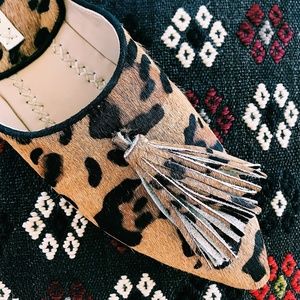 Llani Babouche in Leopard Hair